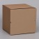 Confectionery packaging with a window, craft, 30 x 30 x 30 cm