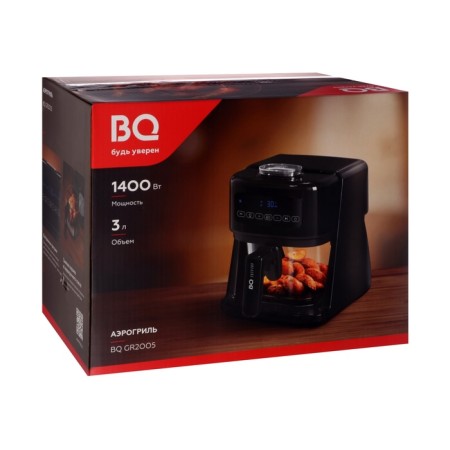 Aerogril BQ GR2005, 1400 W, 3 l, black-6