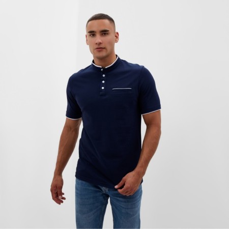 T-shirt (Polo) Male Minaku Regular Fit: Dark Sino, Rr. 44-2