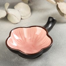 Ceramic Tallula Ceramic sauce, 15 × 10 cm, pink color