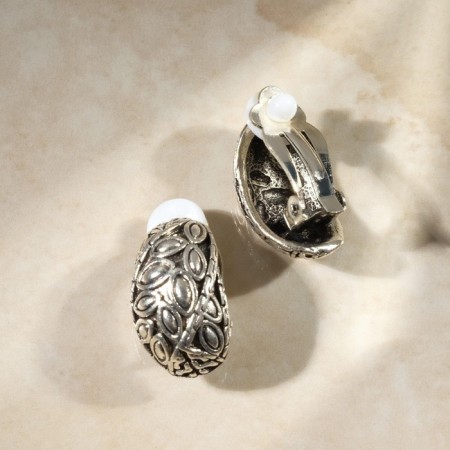 Clips "Grace" petals, color black silver-1