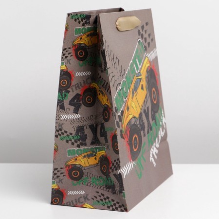 Package Gift Craft Vertical, Packaging, Monster Truck, Ml 23 x 27 x 11.5 cm-2