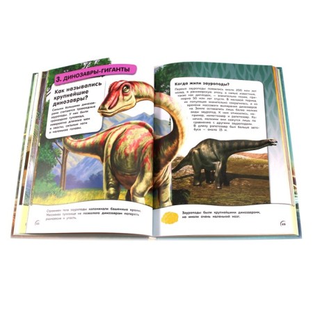 A large book of dinosaurs. Questions and answers. Hubbard B.-2