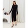 Women's dress Midy Mist, size 50, black color