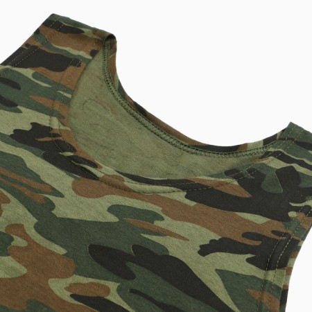 T -shirt male, khaki color/camouflage, size 52-5