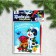 New Year's engraving on the postcard "New Year! Snowman ", with the effect" Rainbow "