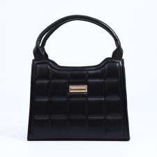 Bag Female Tout with zipper, black color