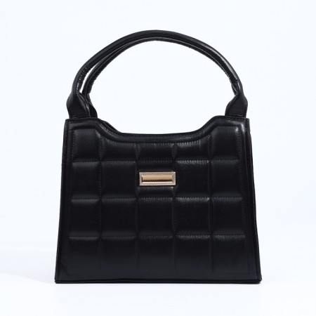 Bag Female Tout with zipper, black color