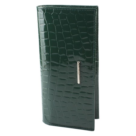 Optima nice, glossy skin, color green crocodile