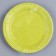 Disposable paper plate "yellow-green", plain, 18 cm