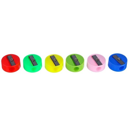 Plastic sharpener "Round", mix, cars-3