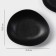 A set of porcelain plates Magistro Carbon, 21 × 18.5 cm, 2 pcs, black color