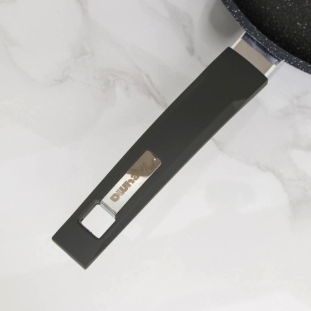 Granite pan, d = 24 cm, plastic handle, anti -stick coating, gray color-3