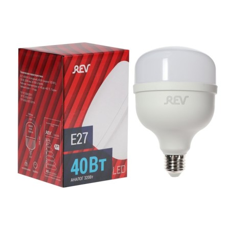 LED LED REV POWERMAX, T120, E27, 40 W, 6500 K, Cold Light