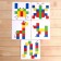 Developing set "square mosaic"