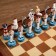 Chess souvenir "sea stories", h king-8 cm, pawns-6 cm, 36 x 36 cm