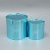 A set of boxes 2 in 1 round, gift packaging, “gift for you”, blue metallic, 12 x 12, 15 x 15 cm