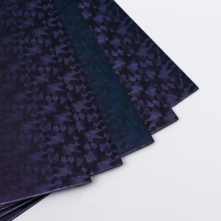 Foamiran hologram "Black" 1.8 mm set 5 sheets 20x30 cm-2