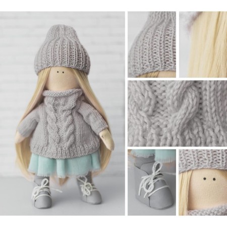Sewing kit. Interior doll "Lika", 30 cm-3