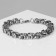 Bracelet of male "steel" wheels, color silver, 21.5 cm