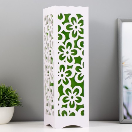 Nightlight "Flowers" LED from batteries 3haa usb green 10x10x23cm Risalux