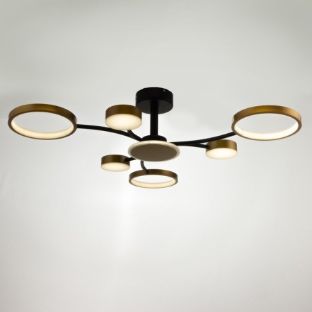 Causteen with PDU 2299/7GD LED 136W 3000-6000k gold 77x77x18 cm Bayerlux-1