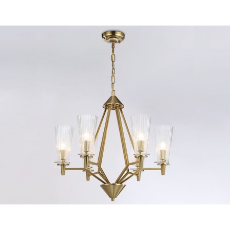 Suspended chandelier Ambrella Light, Traditional, TR3231, 6HE14, Brass-3