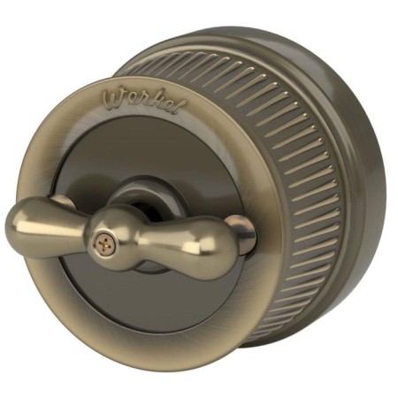 Single-valve switch WL19-01-03, retro, bronze color