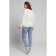 Female jumper, size 54-56, milk color