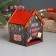 New Year's tea house "Happiness in NG" 10.5x9.5x12 cm