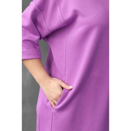 Female dress, size 56, purple color-4