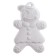 Christmas tree decoration for painting "cookie" with a suspension, brush