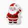 New Year. Pillow Ethel "Funny Santa" 24x33 cm, 100 p/e, velor