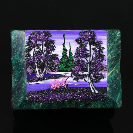 Cast "Night" 9x6.5x6 cm, stone baby, coil-4