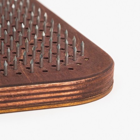 Sadhu, a board with nails, for yoga "Flower of life", 2 pcs, step 10 mm, 33 x 15 cm-3