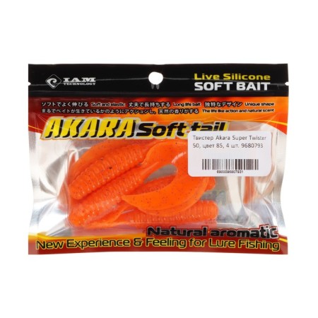 Twizer Akara Super Twister, 5 cm, color 85, 4 pcs.-1