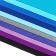 Color felt set, thickness 1 mm, A4 format, soft, 10 sheets, 10 colors, sea colors