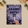 Postcard-Mini "Fairy Tale!", Figure on glass, 6 x 8 cm, New Year