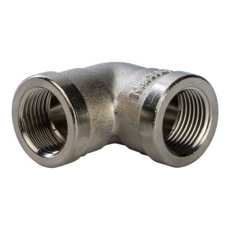 STOUT SFT-0014-000038, 3/8 ", internal/internal thread, nickelled brass