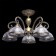 Amanda chandelier, 5x60W E27, bronze