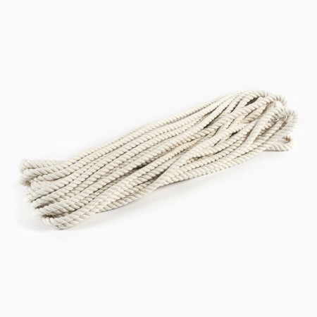 Cotton rope 8 mm (20 m) white, motor