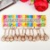 Metal keychain "Drop" rhinestones gold 10.6x2.8x2.8 cm