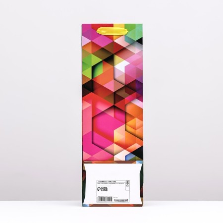 Package for the bottle "Hologram", 12 x 36 x 9 cm-1