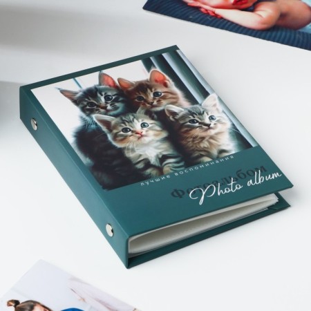 Photo album in the solid cover "Kittens", 36 photos-1