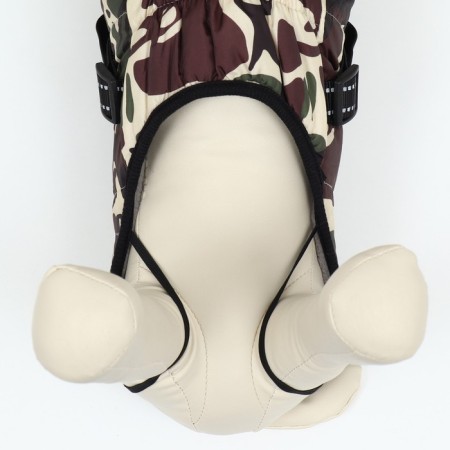 Jacket for dogs with a harness, size 2xl, camouflage-5