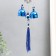 Wind Music Metal "Fatima Hand" from the evil eye with a brush 2 bell 23 cm