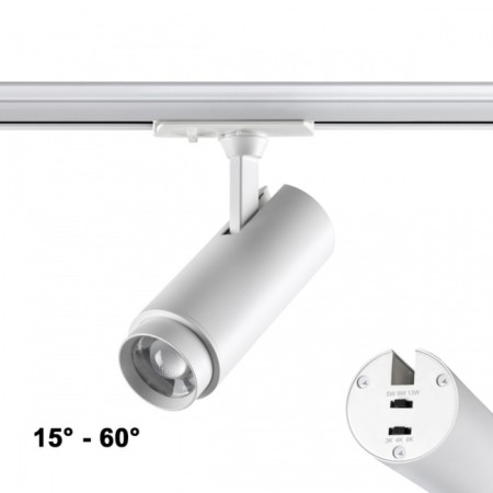 Snow -bearing single -phase two -core novotech. Nail, 5W, LED, 155x138x53 mm, white color