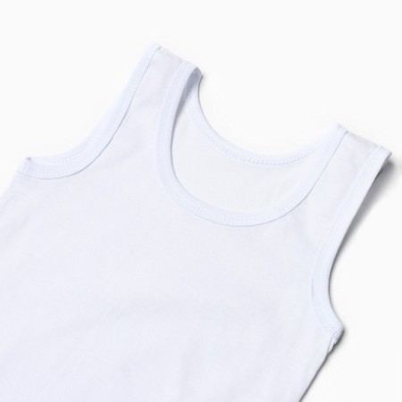 T-shirt for a boy, white color, height 98-104 cm-1