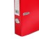 A4, 50 mm, calligrata, PVC, embossing "flax", metal edging, pocket for a spine, assembled, red, mix