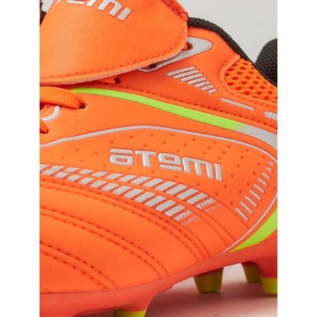 Beats football ATEMI SD300 MSR, synthetic leather, orange color, size 45-6